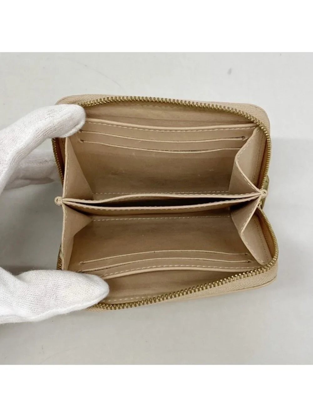 Louis Vuitton Coin Case Vernis Zippy Purse Rose Florentine